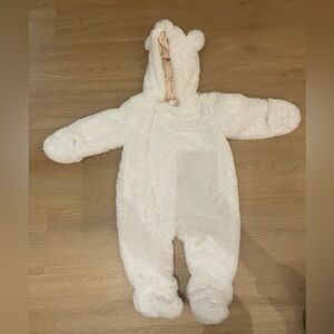Wish Cream Fleece Baby Onesie suit